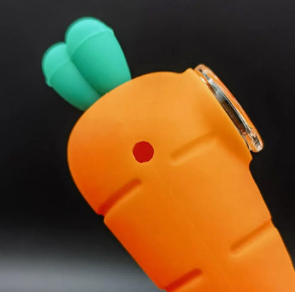 Silicone Carrot Unbreakable Pipe - Strange Smoke Inc.